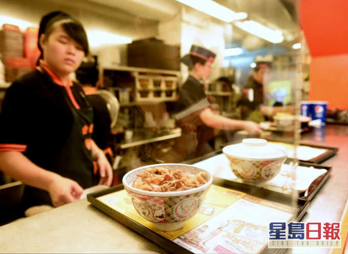 吉野家再次上榜。資料圖片