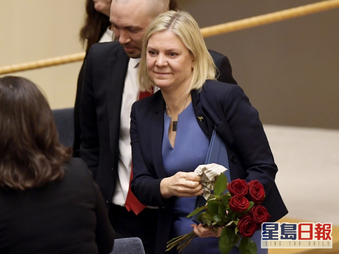 安德森成為瑞典首位女首相。美聯社圖片