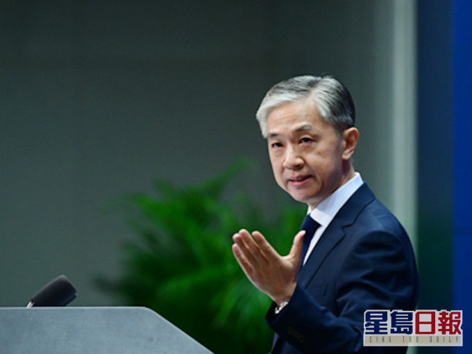 汪文斌指,相關消息毫無依據。網圖