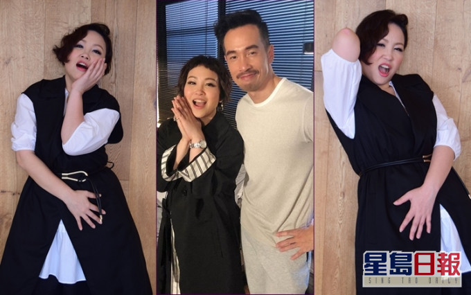 楊詩敏離開TVB前,有幸跟超級偶像陳豪合作,真係開心到爆。