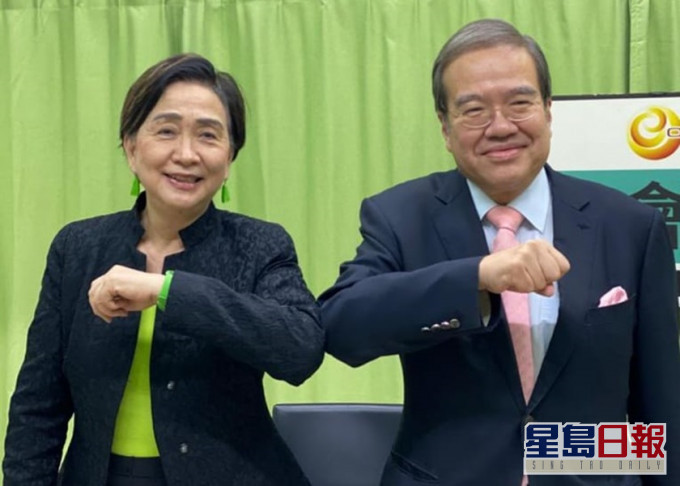 胡定旭稱倘劉慧卿再選立法會,願意提名對方。劉慧卿facebook圖片