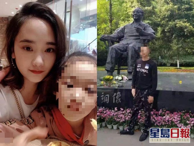 男方(右)向前女友砍57刀致其死亡。網圖