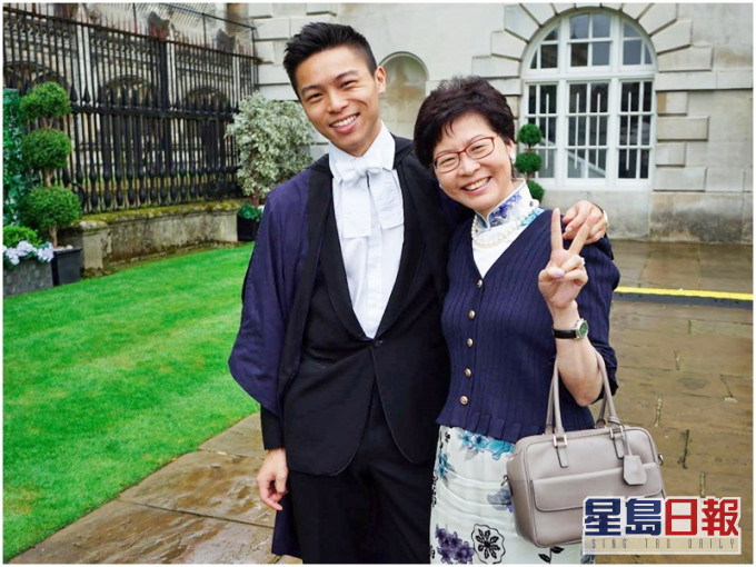 林郑月娥与林约希。资料图片