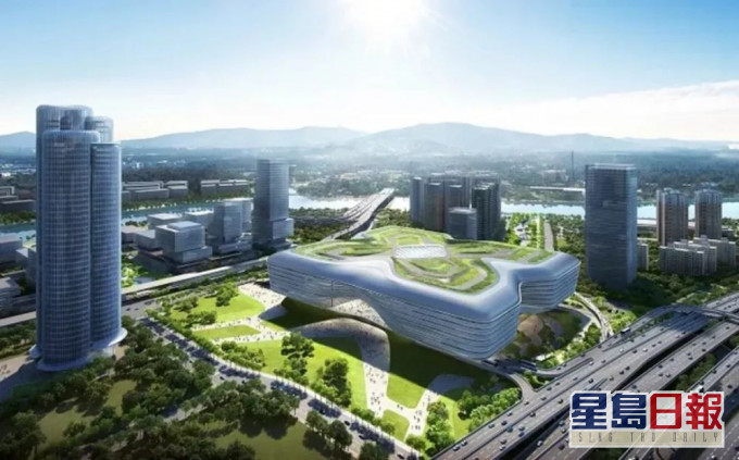 新口岸大樓會由深圳的承辦商全面負責建造工程,內設港方口岸區。網上圖片