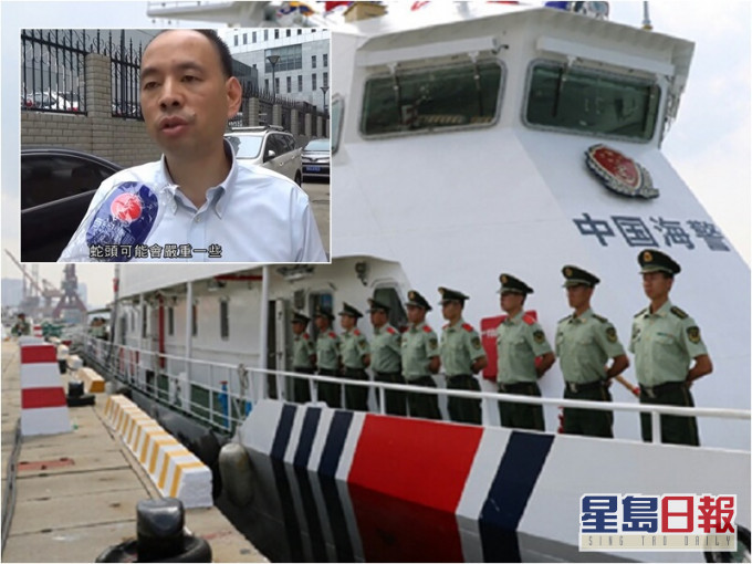 廣東海警上月拘捕12名偷渡港人,有律師指無法接觸當事人。網上圖片/有線截圖