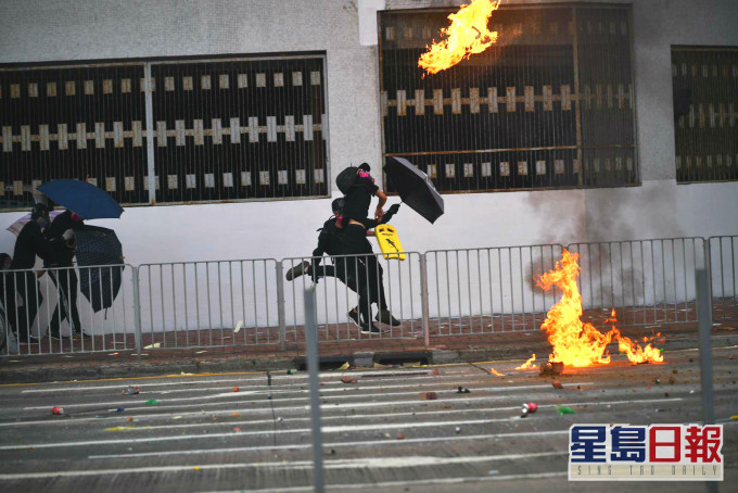 去年香港爆發大規模示威衝突。資料圖片