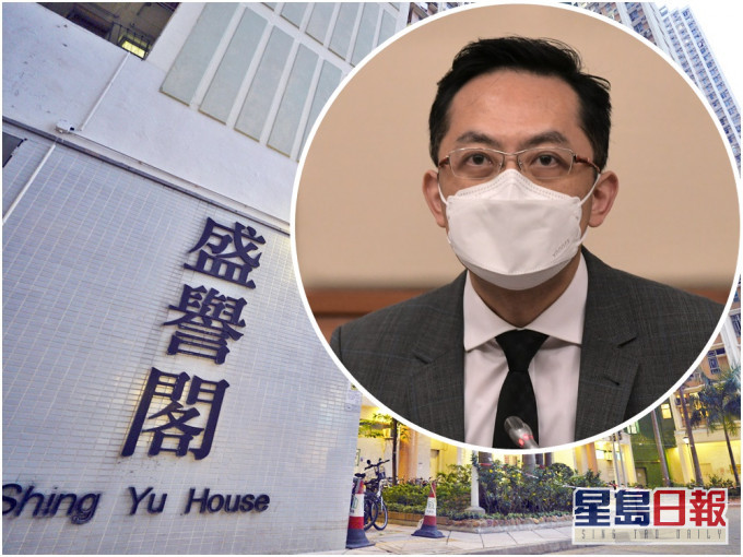 少女與家人居天盛苑盛譽閣。小圖為林文健。資料圖片