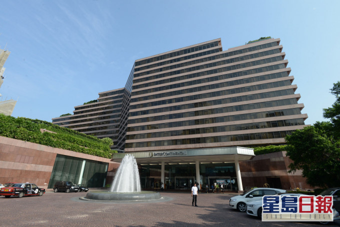 香港洲際酒店將於本月20日進行裝修，於2022年以香港麗晶酒店名字重新開業。 資料圖片