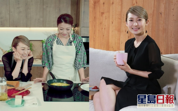 周家怡日前為彭秀慧主持的香港開電視節目《自煮女人最漂亮》擔任嘉賓。