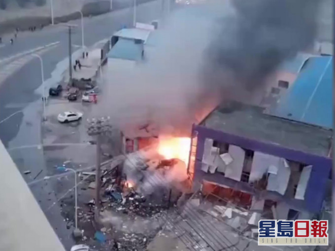 大連金州洩漏燃氣發生爆炸,致8人受傷3人失蹤。