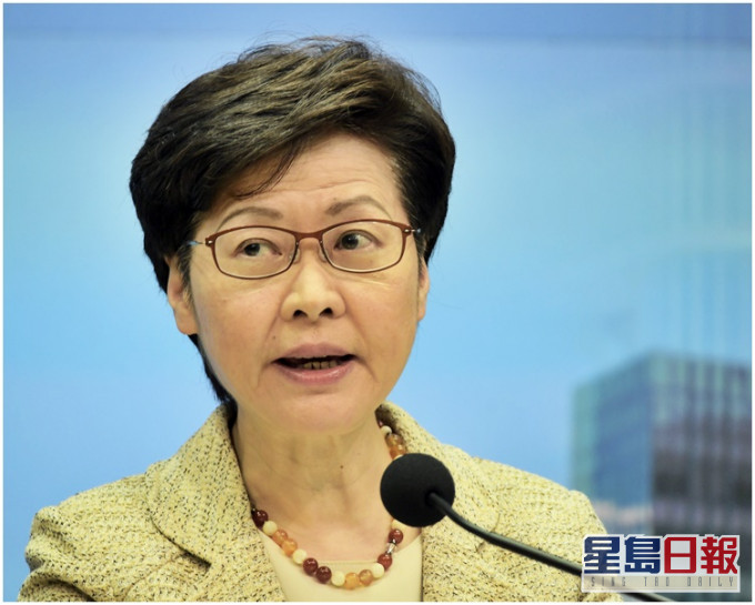 林郑月娥表示,不是所有参选人都要国安处审查,有怀疑才去做。资料图片