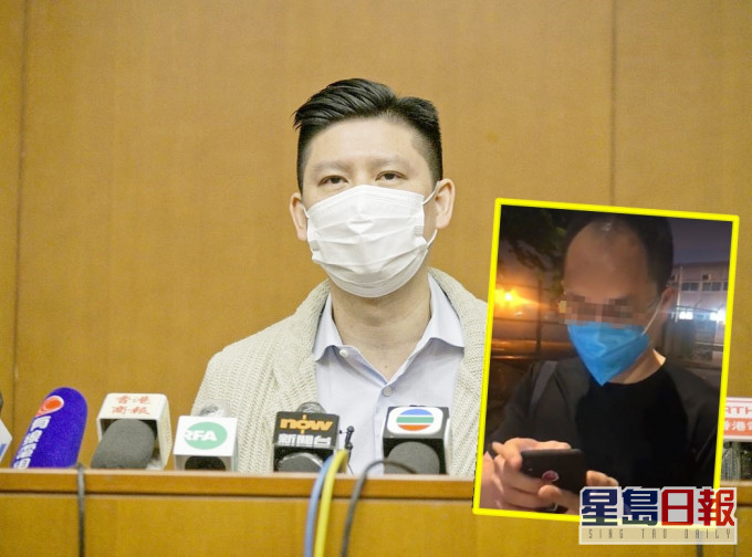 譚文豪指,昨晚離開立法會後,發現被人跟蹤。資料圖片