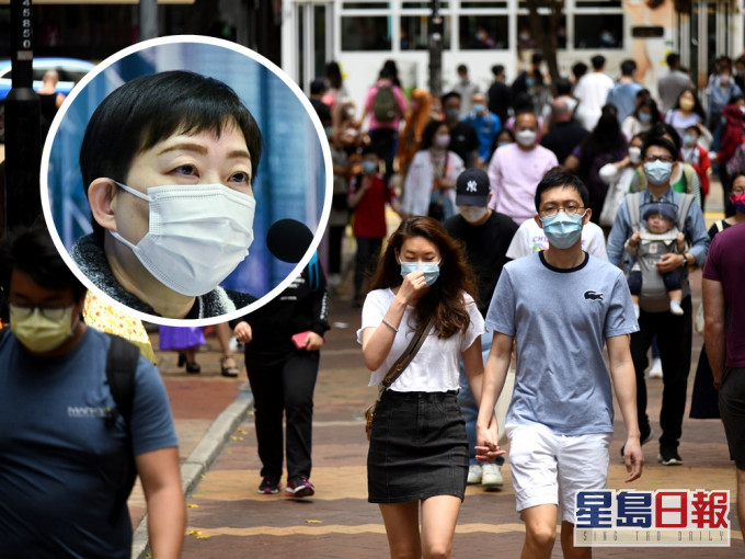 张竹君公布,本港今日新增6宗确诊个案。资料图片