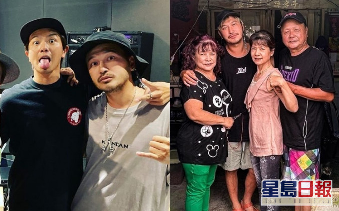 Kid昨日未有現身靈堂送別好友小鬼,原來他去了花蓮老家見父母。