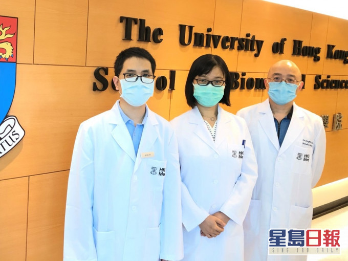 是項研究由港大醫學院生物醫學學院副教授錢程民領導(右)。港大提供