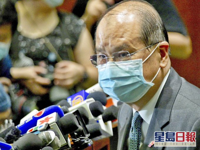 张建宗指特区政府将全力配合,及早完成相关的立法工作。资料图片