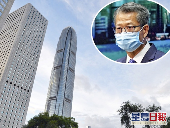 陳茂波(小圖)指反修例風波令投資者擔心香港的政治及社會穩定出現風險。資料圖片