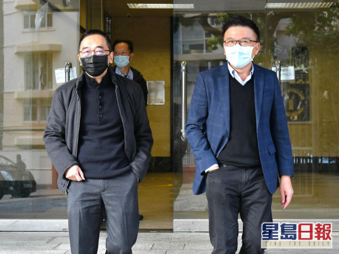 梁兆基(左)及陈家强(右)。