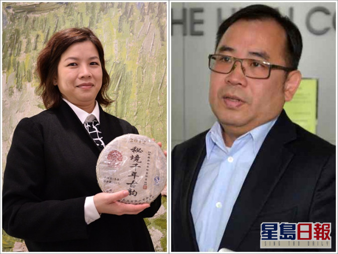 徐淑華(左)及徐德強。資料圖片