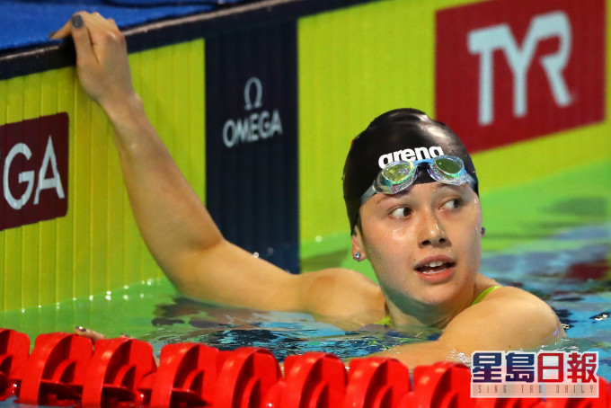 何詩蓓於美國泳賽再打破自己保持的女子100米自由泳香港紀錄。