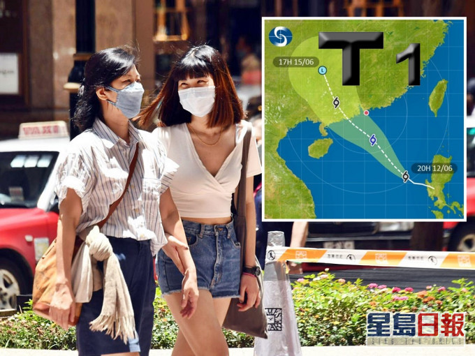 天文台表示,明日會視乎風力情況,考慮發出三號強風信號。