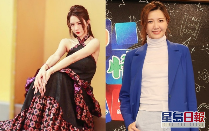 Jinny笑言與菊梓喬「唔啱key」,所以合唱有難度。