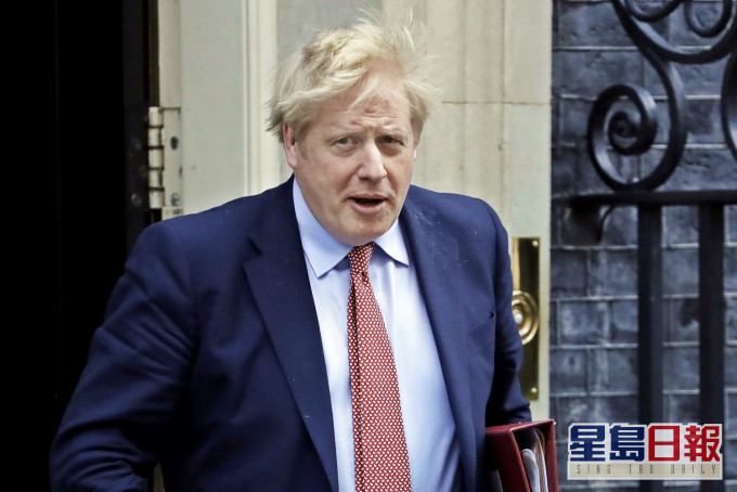 英國首相約翰遜對新冠病毒呈陽性反應。AP