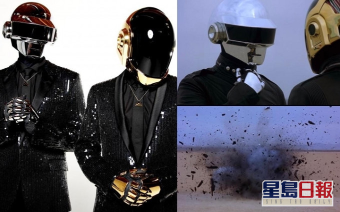 Daft Punk上載短片宣佈解散,歌迷大叫不捨。