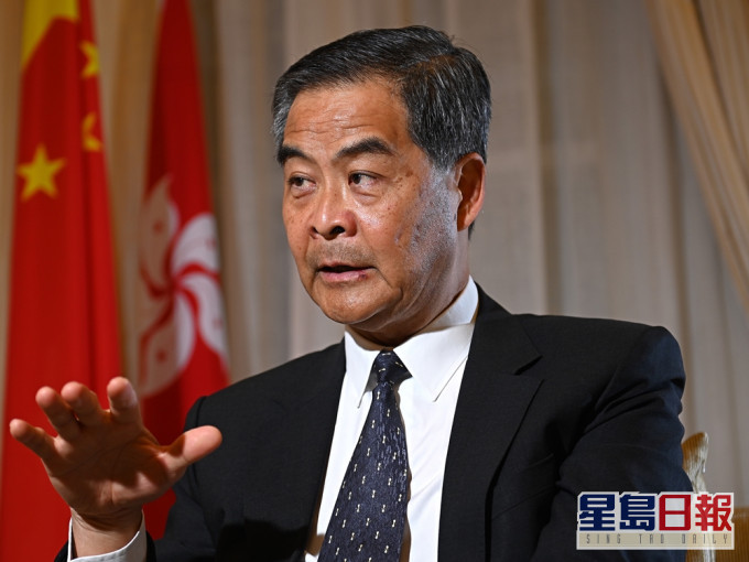 全国政协副主席梁振英。资料图片