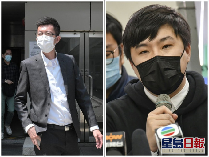 林博(左)要求法庭裁定李轩朗(右)非妥为当选。