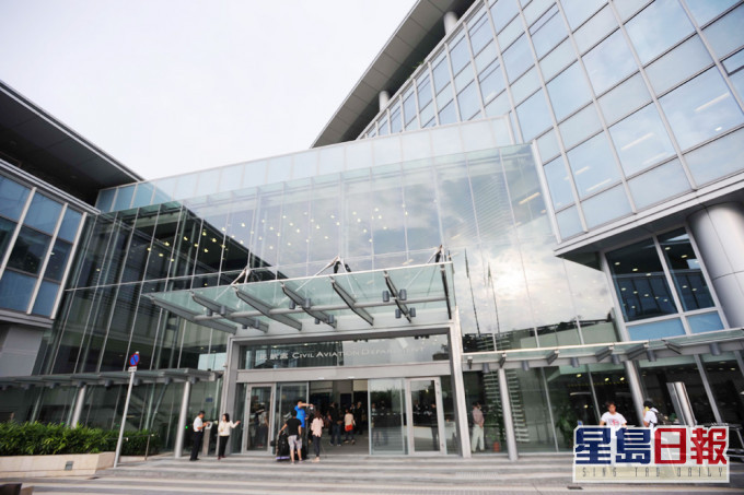 民航处大楼有职员确诊。资料图片