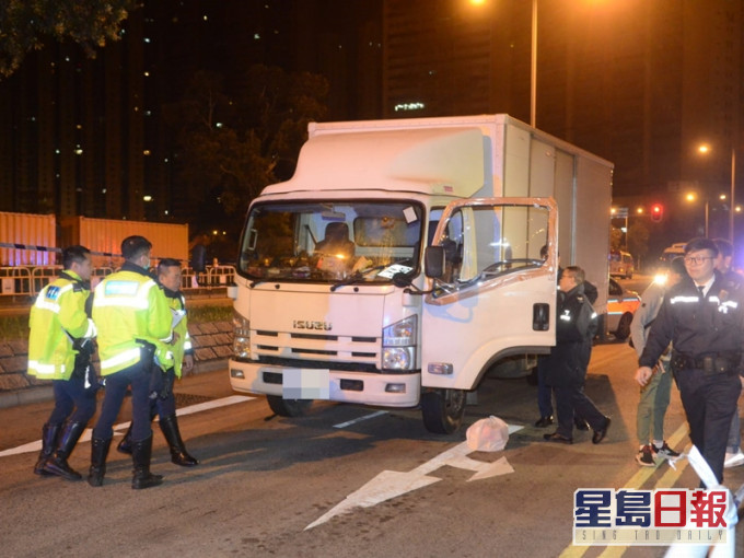 被偷的货车。蔡楚辉摄