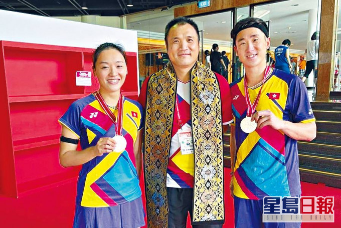 謝影雪及鄧俊文將出戰年終賽，二人在2017年曾奪混雙亞軍。 網上圖片