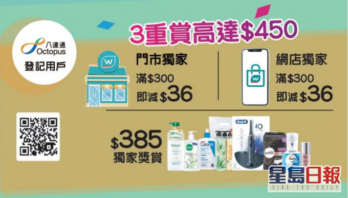 屈臣氏八達通用戶優惠。