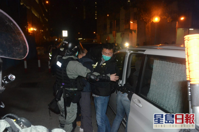 警昨日在广福邨拘捕一名男子。资料图片
