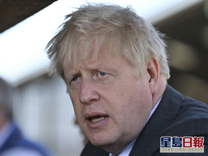 英國首相約翰遜再度捲入失言風波。AP圖片