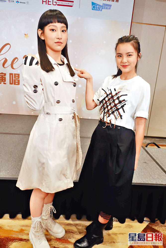 Gigi早前不適跌倒,Chantel笑言會睇住她。