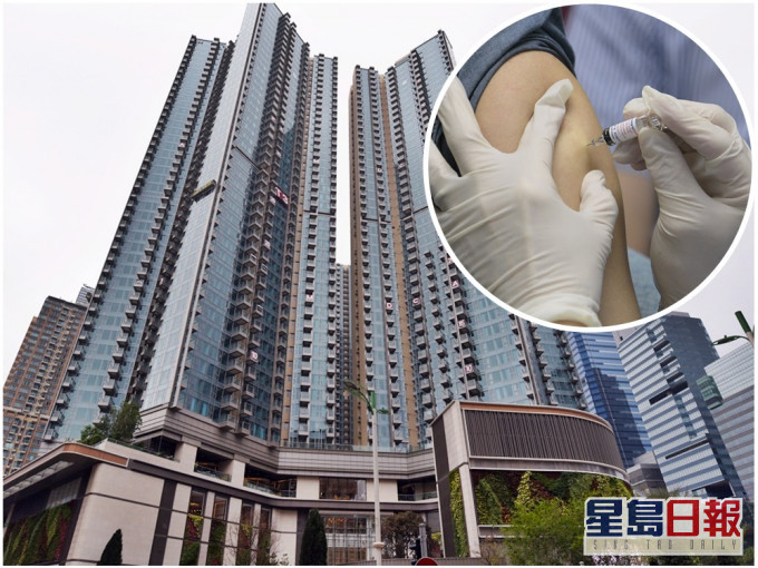 打針有樓抽。大圖為位於觀塘的凱滙。資料圖片