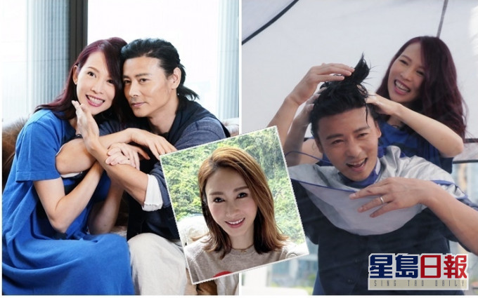蔡少芬演出内地真人骚帮张晋剪发重温浪漫,但惨被好姊妹黎姿嘲太伥鸡。