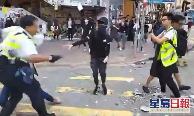 律政司介入西灣河警員開槍案私人檢控。網上圖片