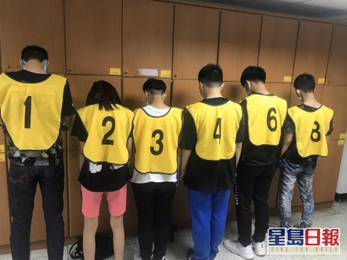 當地警方拘捕涉案人士。網圖