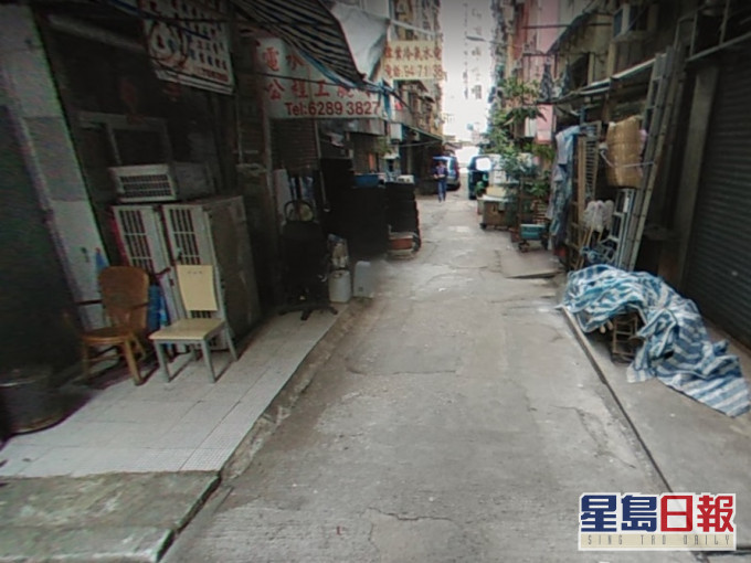 孕婦於永耀街遭截查。網圖