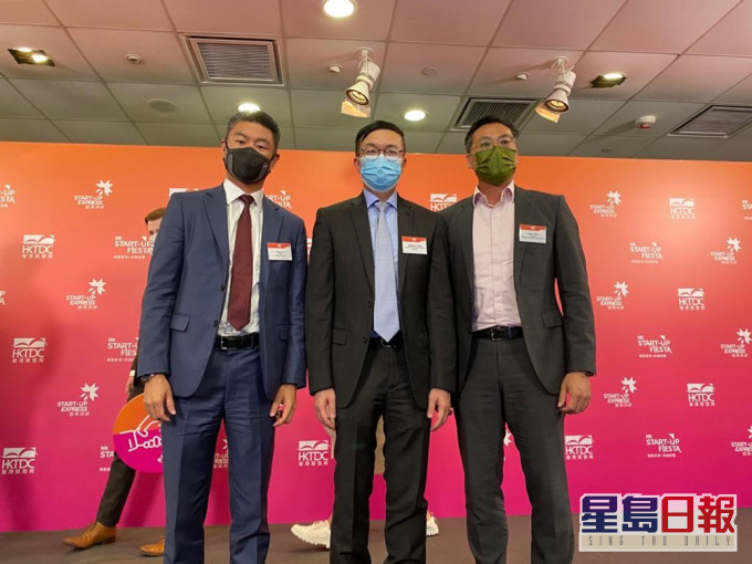 香港貿發局助理總裁梁國浩(中)表示,貿發局將繼續全力支持創業者。