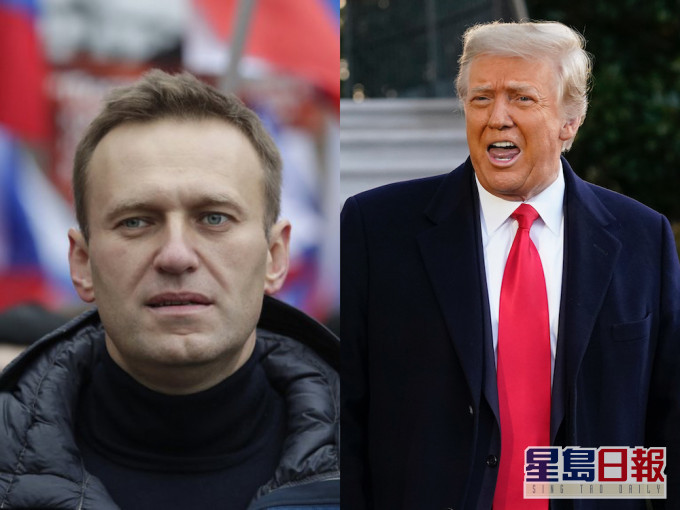 美國前總統特朗普、俄羅斯反對派領袖納瓦爾尼等獲諾貝爾和平獎提名。AP圖片