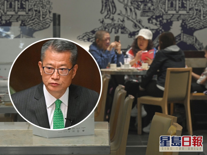 陈茂波期望电子消费券推出后,能帮助保住本地餐饮及零集业就业。资料图片