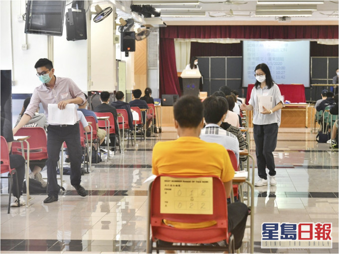 若文憑試考生須強制檢疫的話,可獲安排到檢疫中心應考。資料圖片
