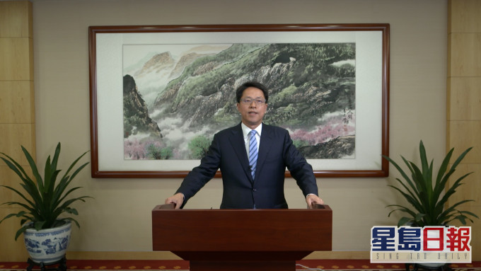 张晓明指中央在港机构尊重香港独立司法权和终审权。港澳办图片