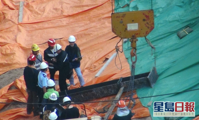 白田邨工業意外工字鐵墮下砸死工人。資料圖片