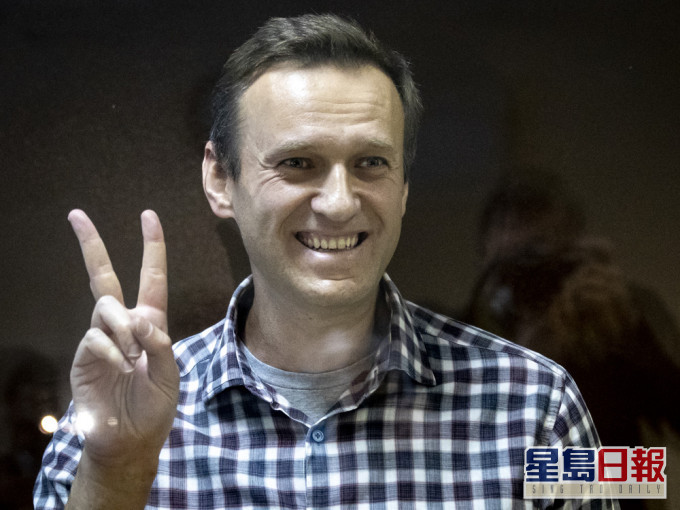 美國與歐盟就納瓦爾尼(圖)事件制裁俄羅斯。AP圖片