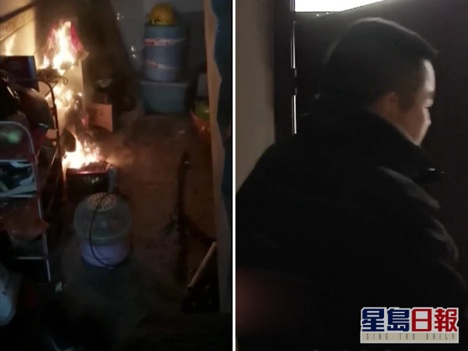 河南農戶羅先生發現自己的家,一周自燃40多次。(網圖)